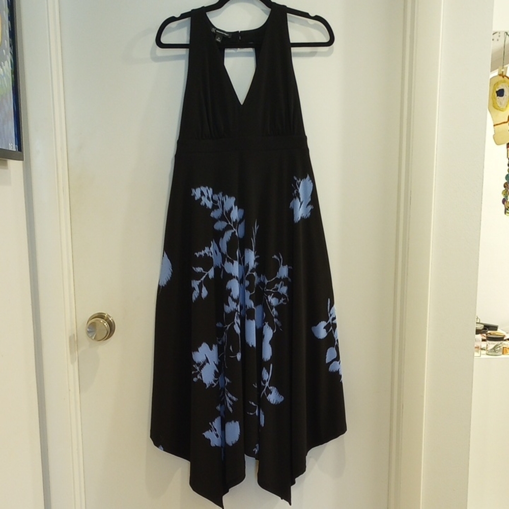 INC Black Empire Waist Dress